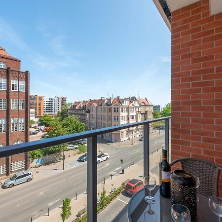 Gdansk Centrum - Apartament 4-Osobowy Z Balkonem Dış mekan fotoğraf