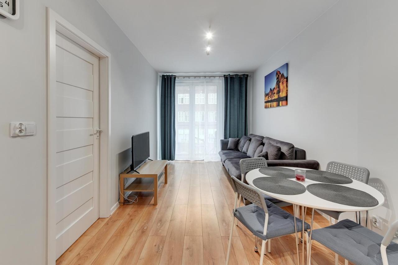 Gdansk Centrum - Apartament 4-Osobowy Z Balkonem Dış mekan fotoğraf