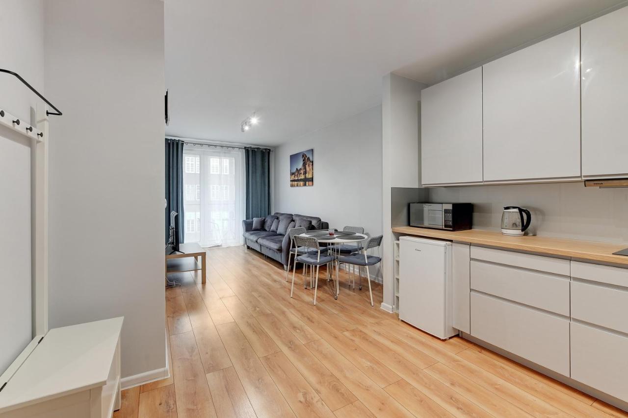 Gdansk Centrum - Apartament 4-Osobowy Z Balkonem Dış mekan fotoğraf